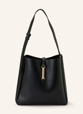 Seidenfelt Schultertasche Loviisa Mit Pouch schwarz