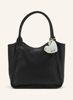Seidenfelt Shopper Tahmela schwarz