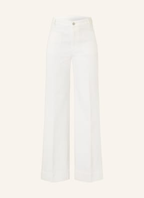 Victoria Beckham Džíny S Rozšiřujícími Se Nohavicemi Alina 8845 washed white