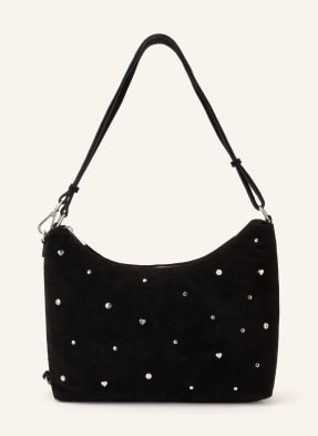 Núnoo Schultertasche Rio Sweetheart Mit Nieten schwarz