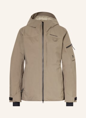 Peak Performance Lyžařská Bunda Alpine Gore-Tex Insulated světle hnědá