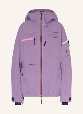 Peak Performance Hardshell Lyžařská Bunda Alpine Gore-Tex 3l fialová