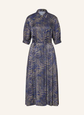 Riani Hemdblusenkleid Mit 3/4-Arm blau