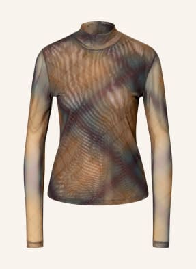 Riani Longsleeve Aus Mesh braun