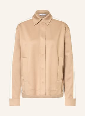 Riani Sweatjacke Mit Galonstreifen beige