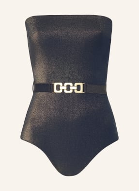 Zimmermann Bandeau Plavky Aster S Třpytivou Přízí tmavě modrá / zlatá