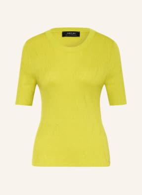 Marc Cain Pletené Tričko S Třpytivou Přízí 513 apple green new