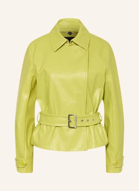 Marc Cain Bunda V Koženém Vzhledu 513 apple green new