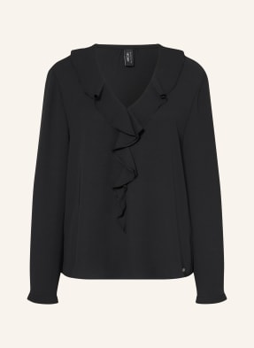 Marc Cain Blůza S Volánky 900 black new