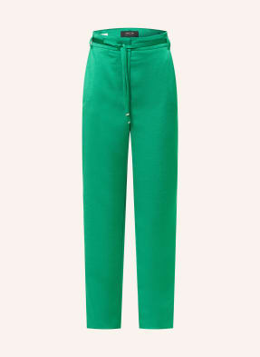 Marc Cain Saténové Kalhoty Franca 553 pepper green