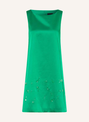 Marc Cain Šaty S Flitry A Ozdobnými Kamínky 553 pepper green