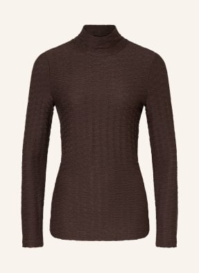 Marc Cain Tričko S Dlouhým Rukávem 697 seal brown