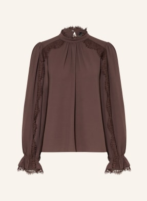 Marc Cain Blusenshirt Mit Spitze braun