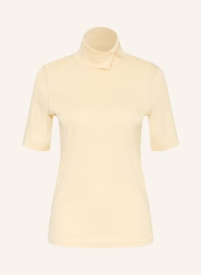 Marc Cain Rollkragenshirt Mit Schmuckperlen gelb