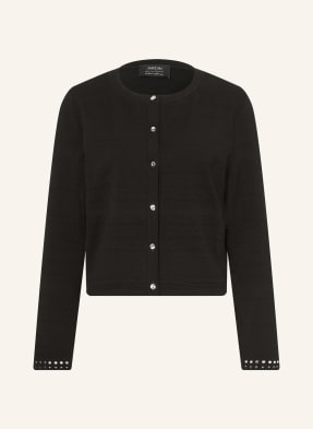 Marc Cain Strickjacke Mit Nieten schwarz