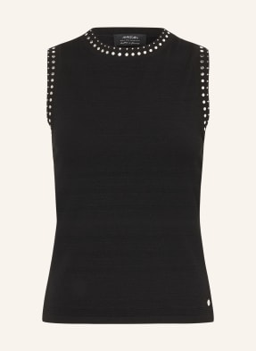 Marc Cain Pletený Top S Cvočky 900 black new