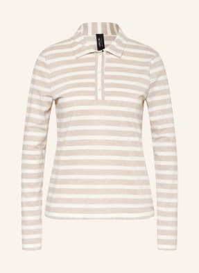 Marc Cain Jersey-Poloshirt Mit Glitzergarn gold