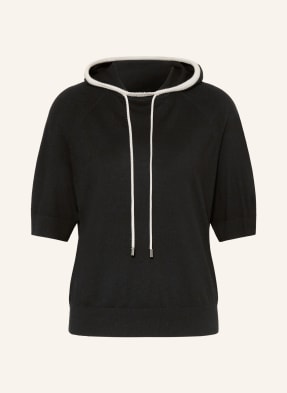 Marc Cain Strick-Hoodie schwarz