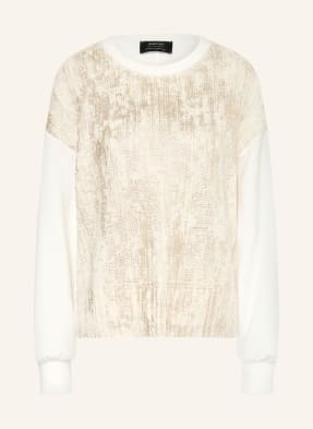 Marc Cain Svetr Z Kombinace Materiálů 414 champagne gold