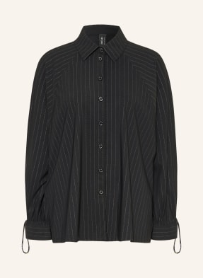 Marc Cain Oversized-Hemdbluse schwarz