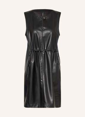 Marc Cain Kleid In Lederoptik schwarz