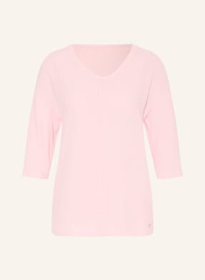 Marc Cain Košile Z Kombinace Materiálů S 3/4 Rukávy 208 chalk pink