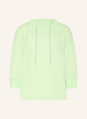 Marc Cain Blusenshirt Im Materialmix Mit 3/4-Arm gruen