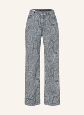 Marc Cain Džíny S Širokými Nohavicemi Wigan 353 blue denim