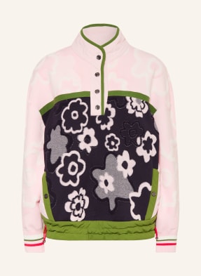 Marc Cain Schlupfjacke Im Materialmix rosa