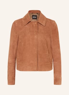 Boss Lederjacke Samaro rot