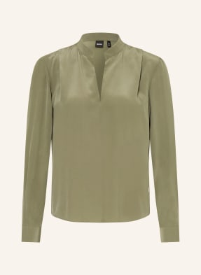 Boss Blusenshirt Belindina Aus Seide gruen