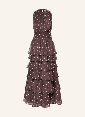 Neo Noir Schluppenkleid Marli braun