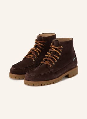 Sebago Šněrovací Boty Parker tmavě hnědá
