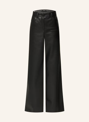 Marc Cain Hose Warri In Lederoptik schwarz