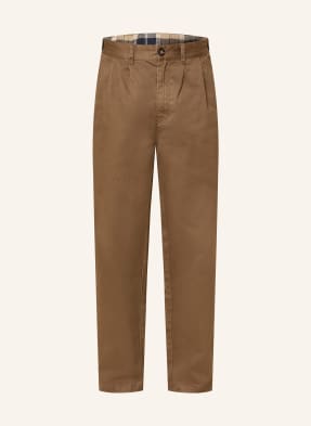 Barbour Chino Yorklane Regular Fit hnědá