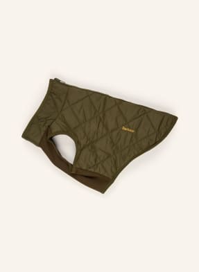 Barbour Psí Kabátek Borg Medium olivová / tmavě hnědá
