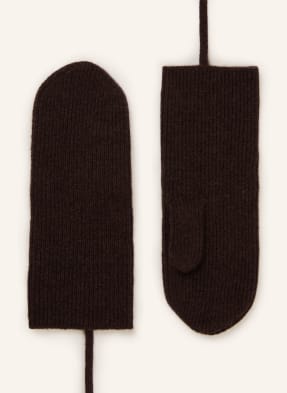 Mrs & Hugs Cashmere-Fäustlinge braun