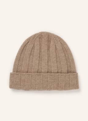 Mrs & Hugs Cashmere-Mütze beige