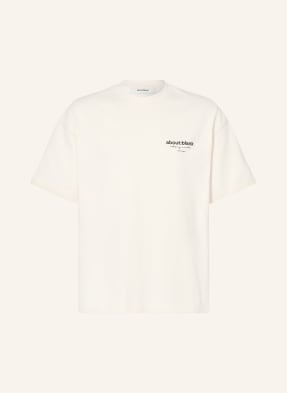 About:Blank Oversized Tričko krémová / černá