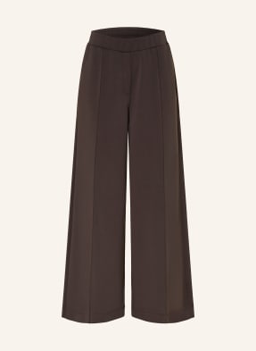 Comma Marlenehose Aus Jersey braun