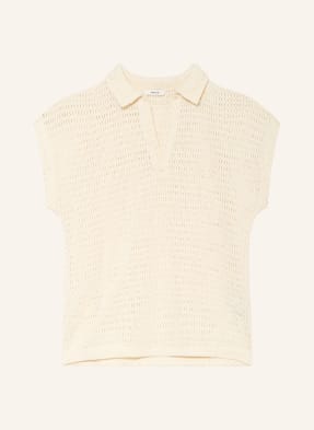 Opus Háčkované Polo Tričko Somona krémová