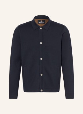 Barbour Pletená Svrchní Bunda Florcombe tmavě modrá / tmavě modrá