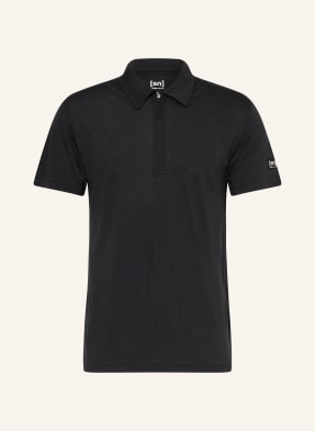 Super.Natural Funkční Polokošile S Merino Vlnou černá