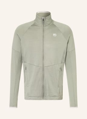 Ortovox Bunda Midlayer – Fleece Light Grid světle zelená