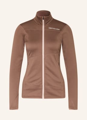 Ortovox Bunda Midlayer – Light tmavě červená