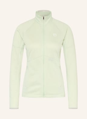 Ortovox Bunda Midlayer – Fleece Light Grid světle zelená