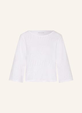 Juvia Pullover Theresa Mit 3/4-Arm weiss