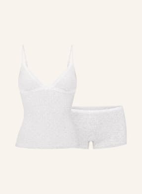Skims Pyžamo Typu Shorty Lightweight Cotton light heather grey p