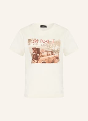 Monari T-Shirt Mit Schmucksteinen beige