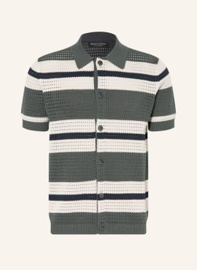 Marc O'polo Strick-Poloshirt gruen